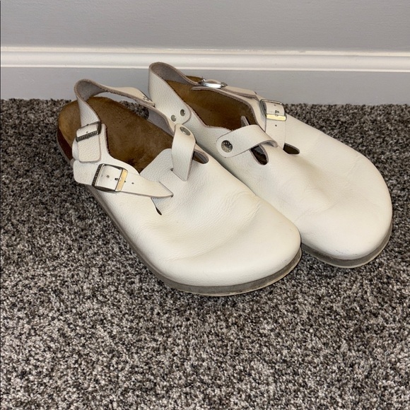 Birkenstock Tokio Super Grip Leather in White main image 4